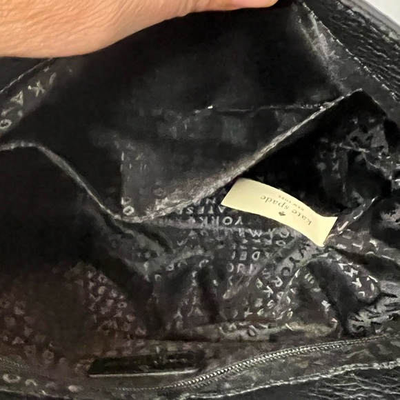 Kate Spade Shoulder Crossbody Black Pebbled Leather Bag - Picture 11 of 13